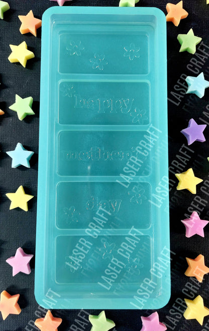 Happy Mother's Day Flower Snap Bar for wax melts