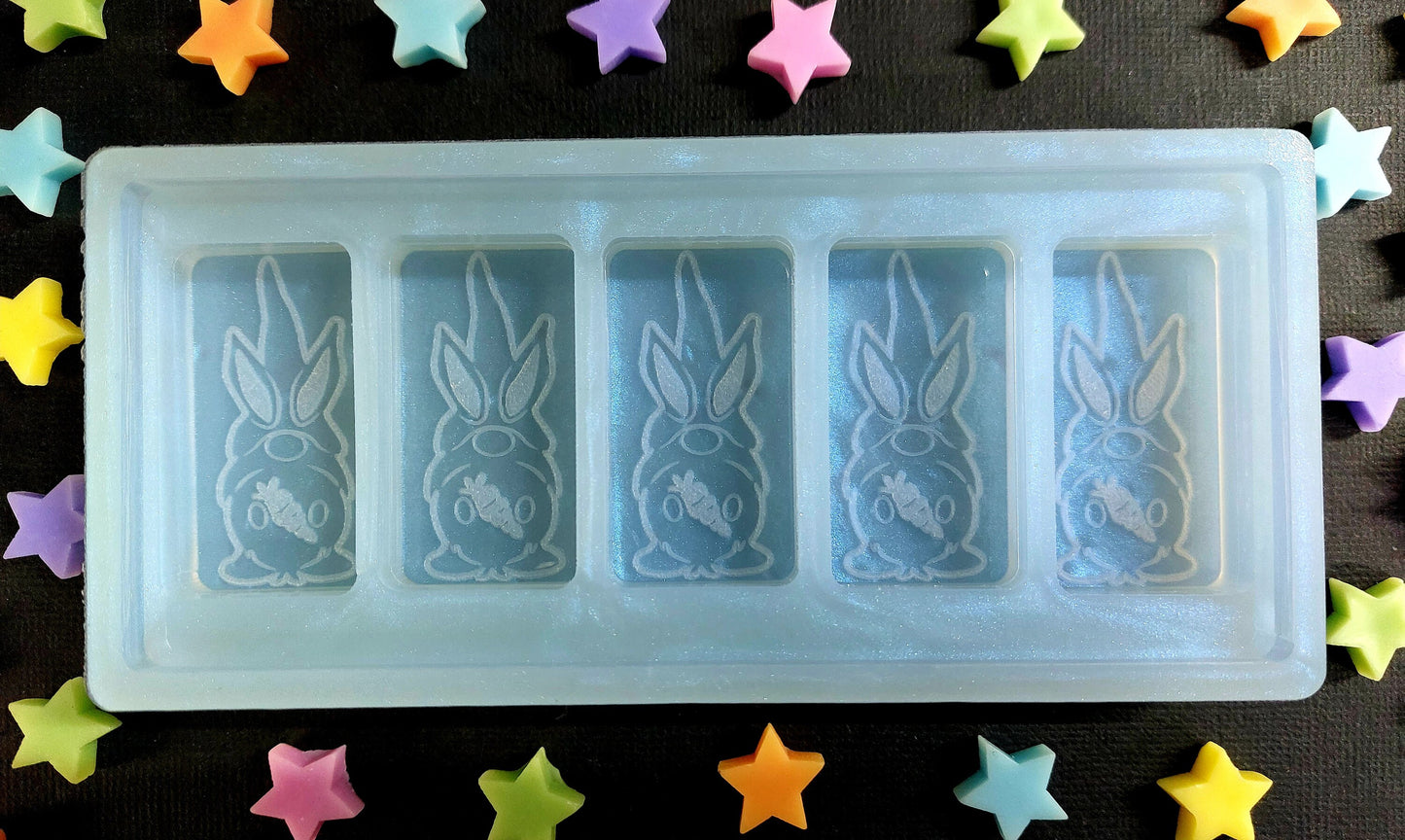 Easter/Spring Gonk 5 Cell Silicone Mould for wax, resin, soap etc