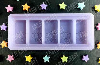Lotus Flower Silicone Mould for wax melts