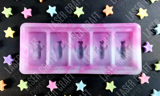 Cactus Silicone Mould for wax melts and more.