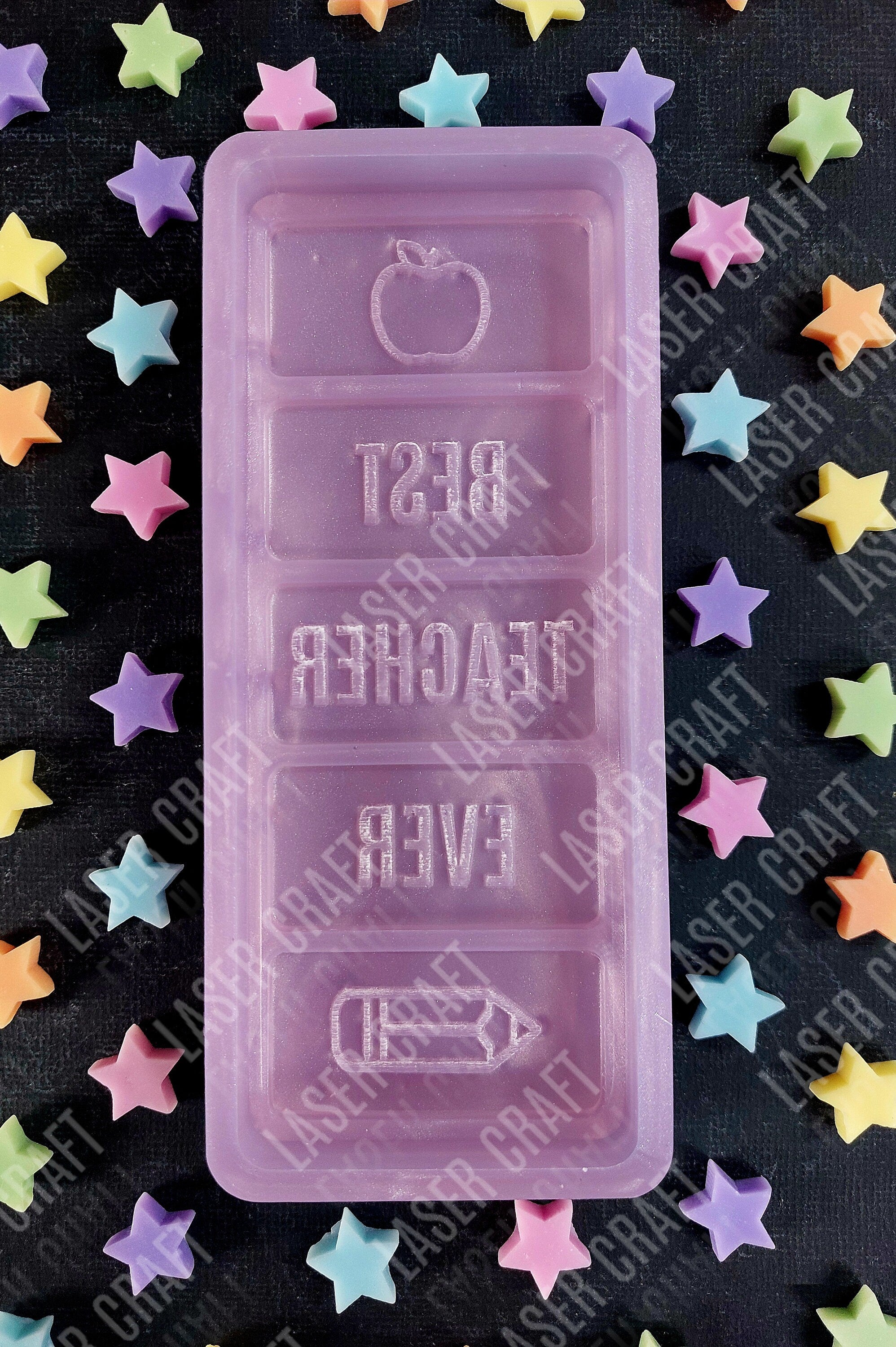 Snap-Bar Silicone Mould – Make 4 Wax Melts, Candles, Soaps, Resin Tarts – UK Made
