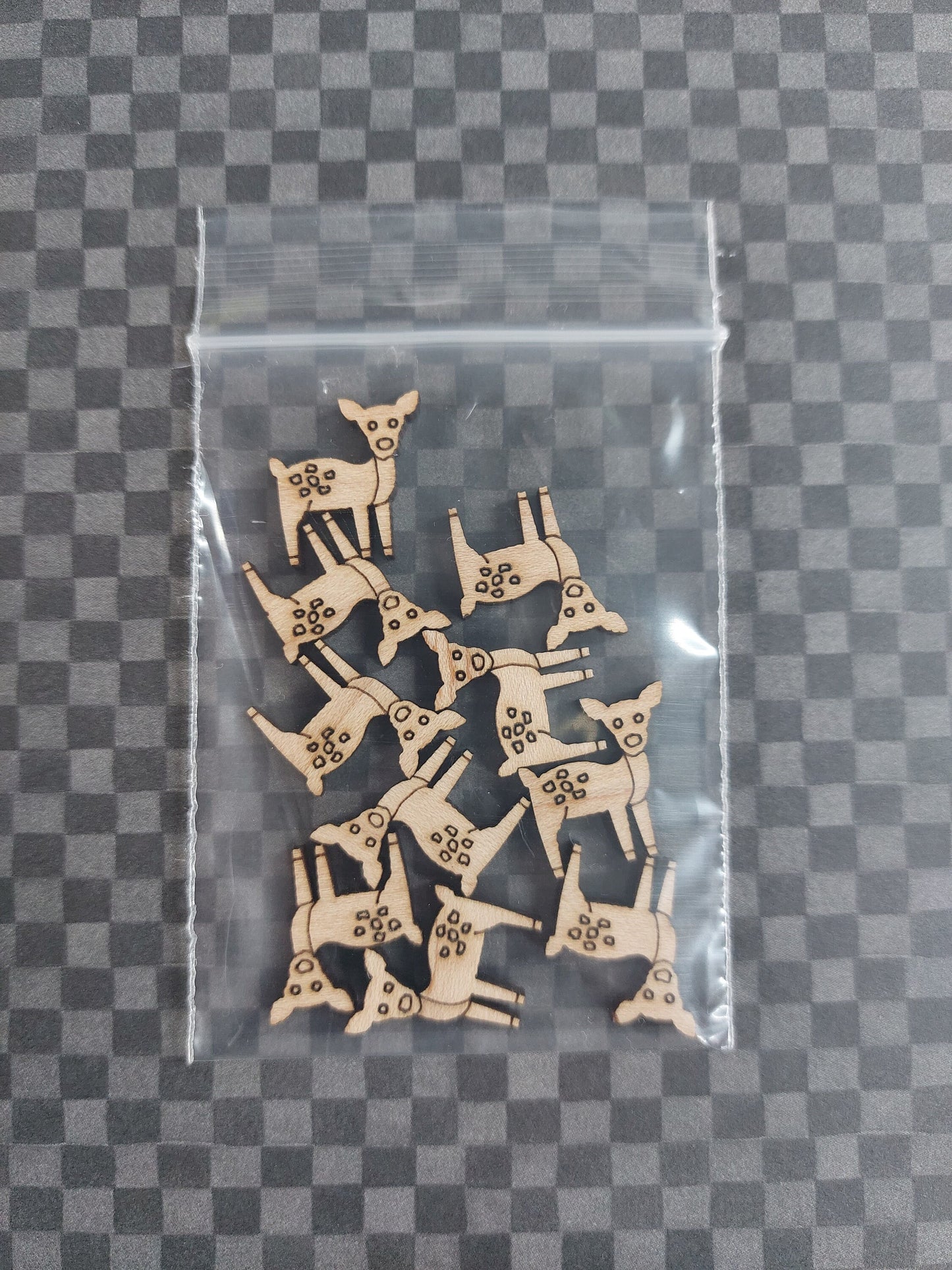 Earrings Deer, Laser Cut Solid Maple Wood Deer Earring Blanks, Jewellery Making