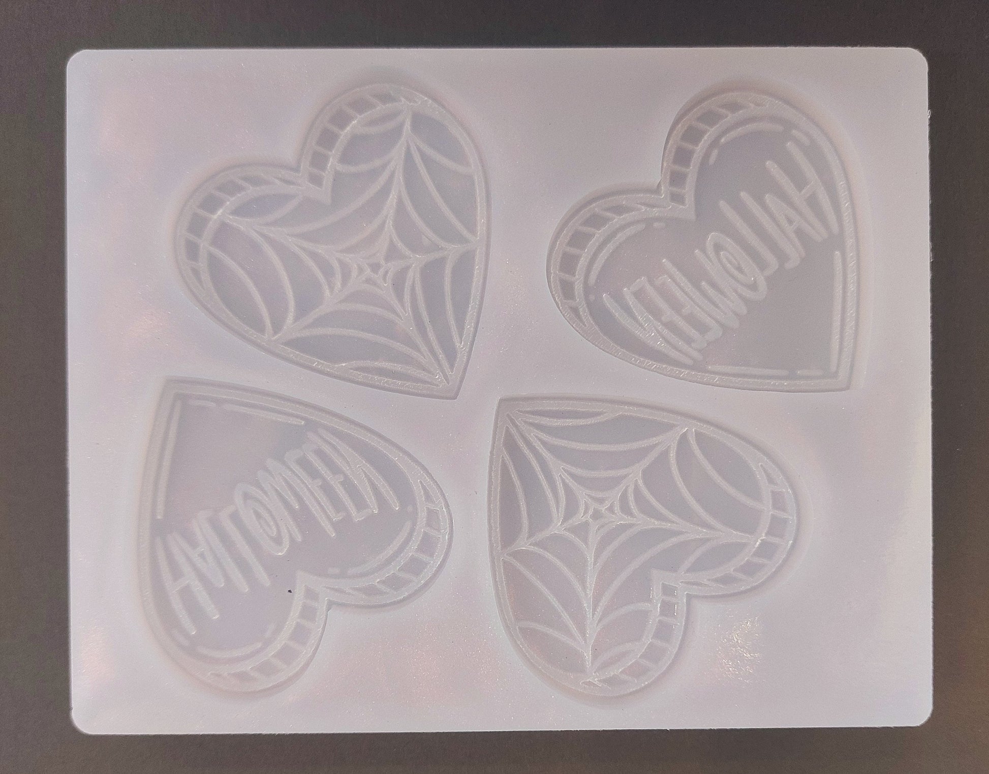 Halloween Hearts 5mm Resin Mould
