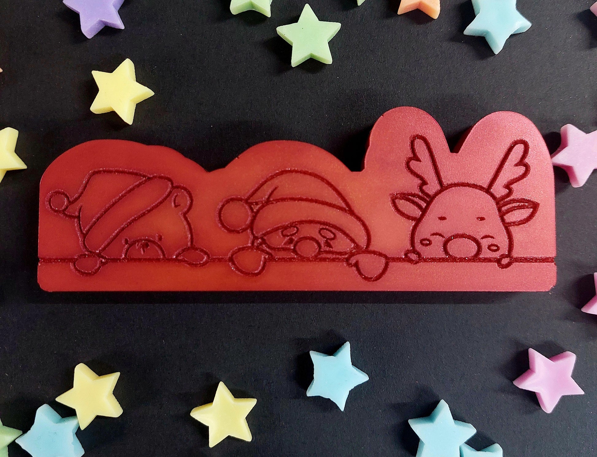 Christmas Characters Silicone Mould for wax melts, resin and more