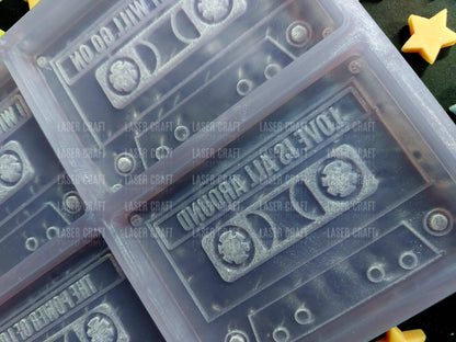 Valentines/Love Songs Cassette Tape Mould for wax, resin, soap etc