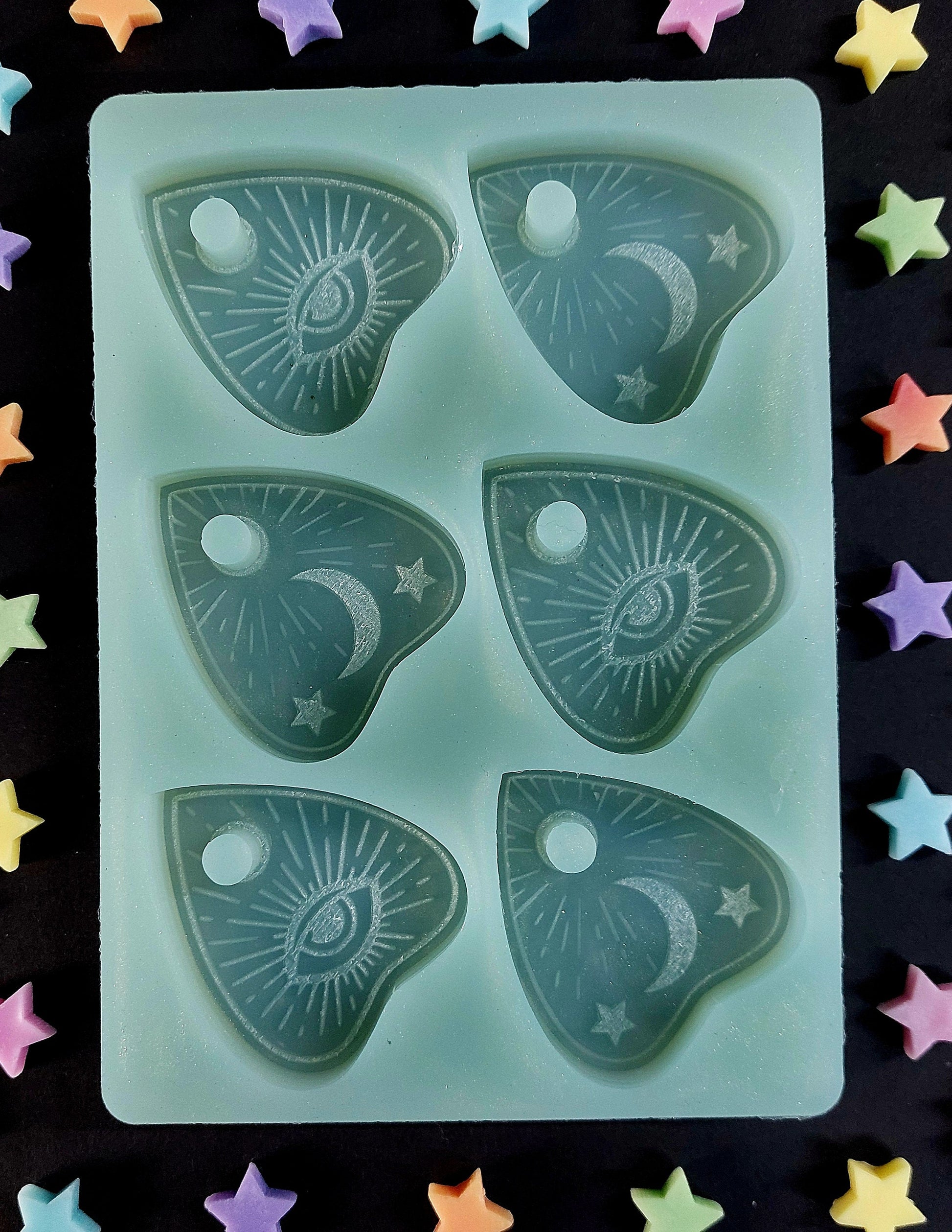 Planchette 6 Cell Mould for wax, resin, jesmonite etc