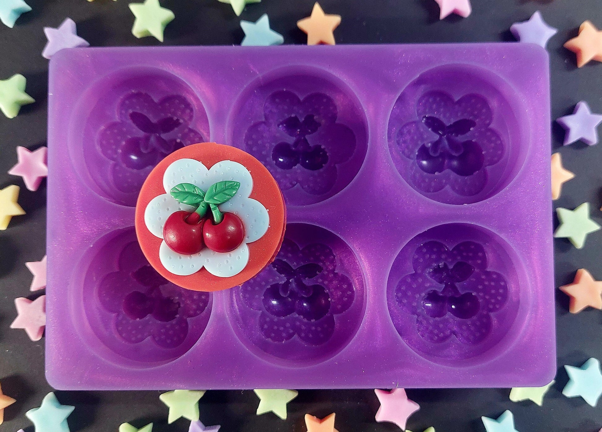 Cherry Tops Silicone Mould for wax, resin, jesmonite, soap etc