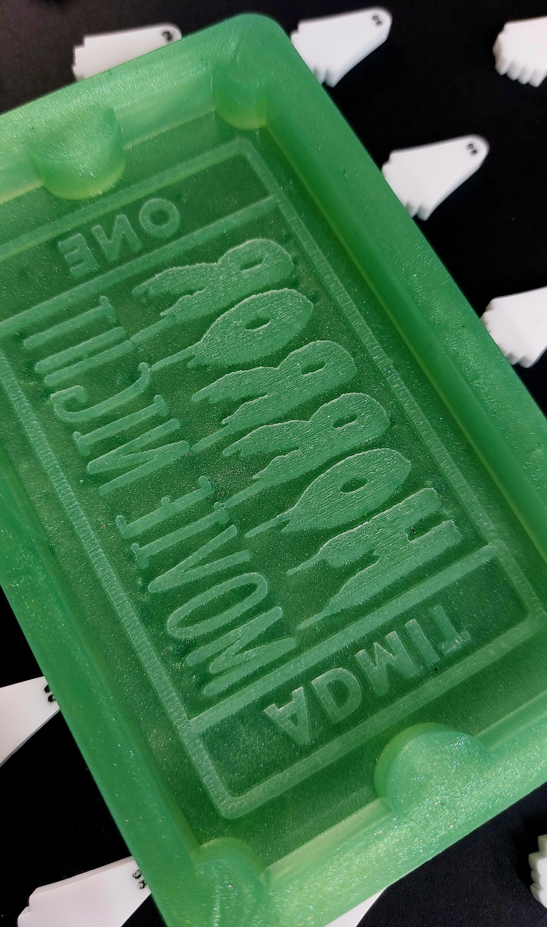 Horror Movie Ticket Silicone Mould for wax, resin and more