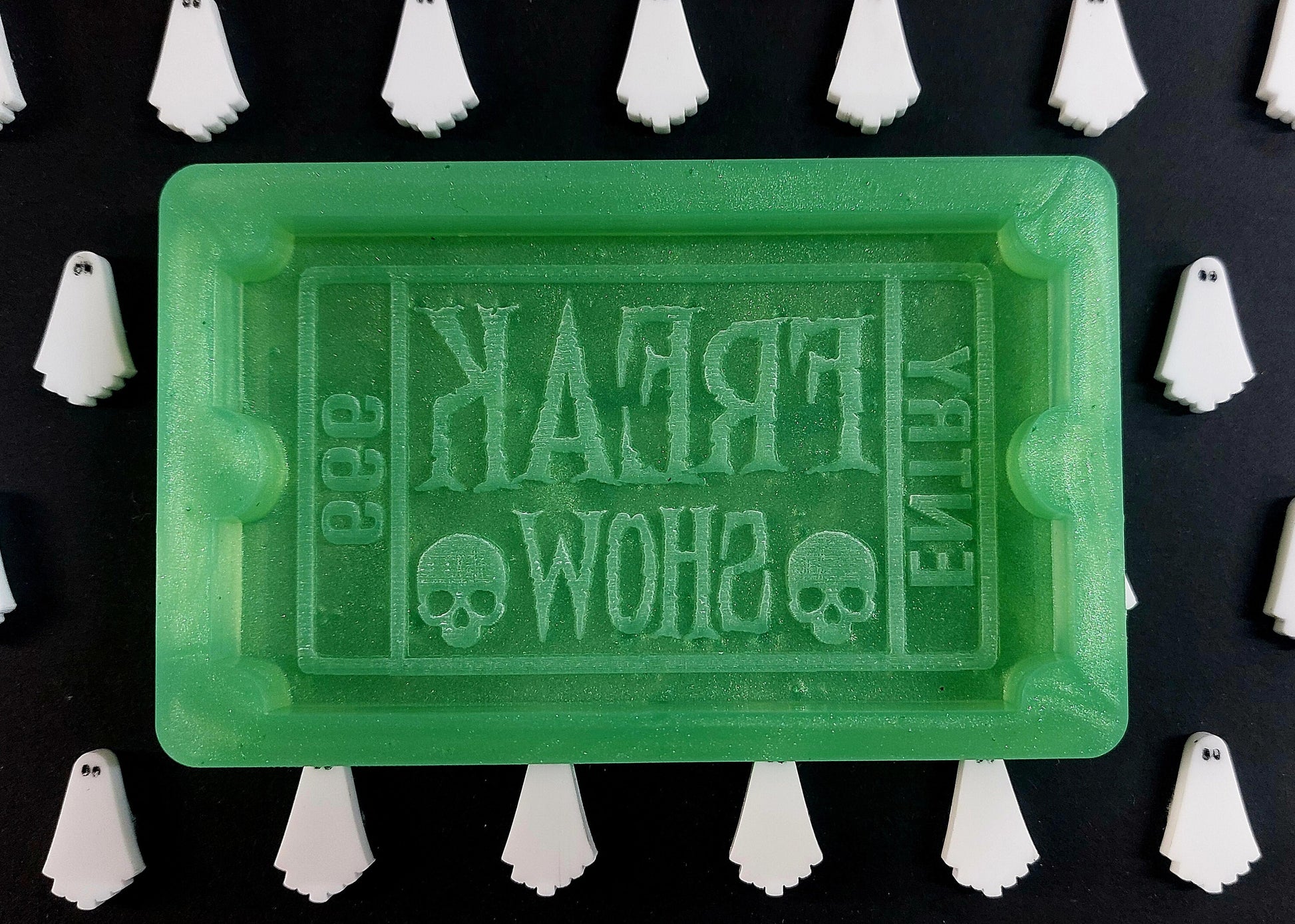 Freak Show Ticket Silicone Mould for wax, resin and more