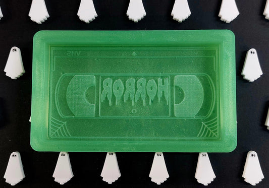 Horror VHS Cassette Tape Silicone Mould for wax, resin and more