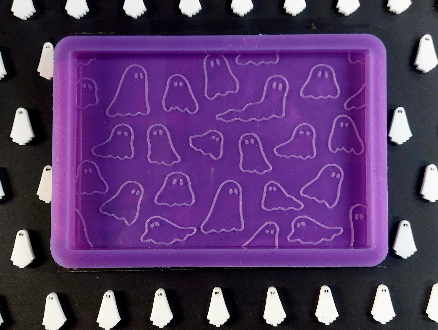 Ghost Silicone Mould for wax resin soap etc (small slab)