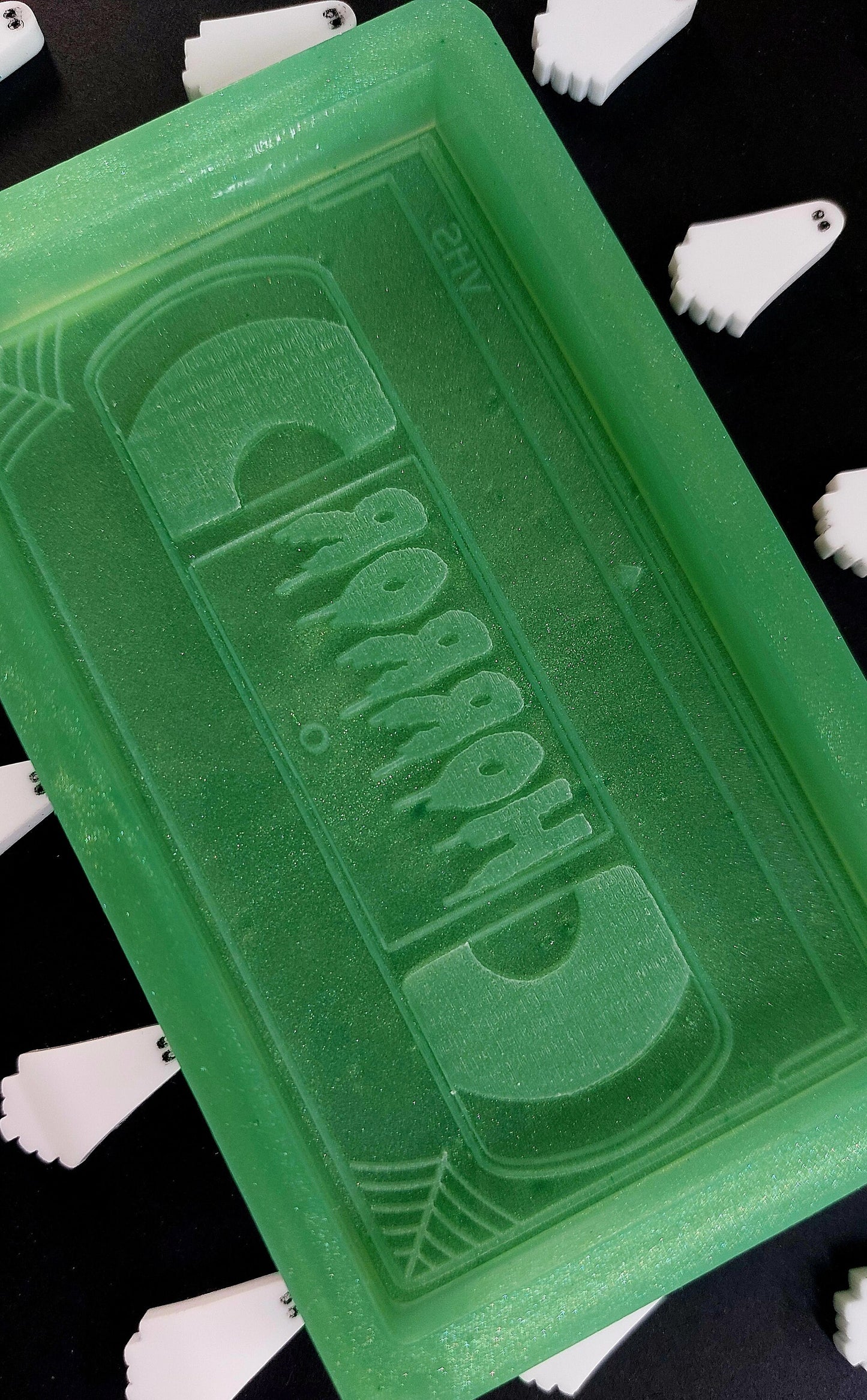 Horror VHS Cassette Tape Silicone Mould for wax, resin and more