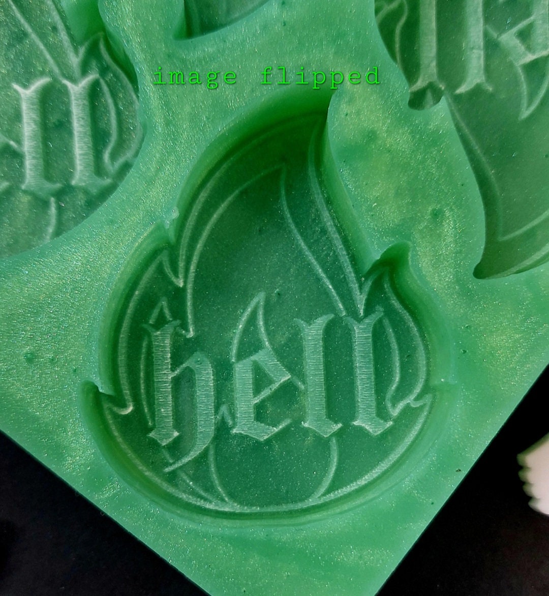Hell Fire 6 Cell Mould for wax, resin, jesmonite etc
