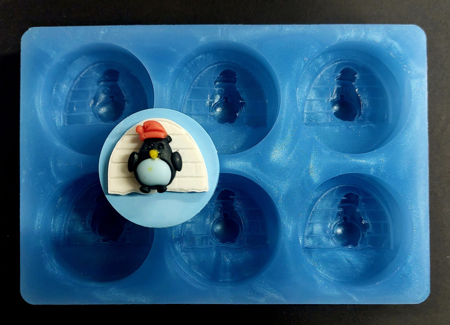 Penguin Tops Silicone Mould for wax, resin, jesmonite, soap etc