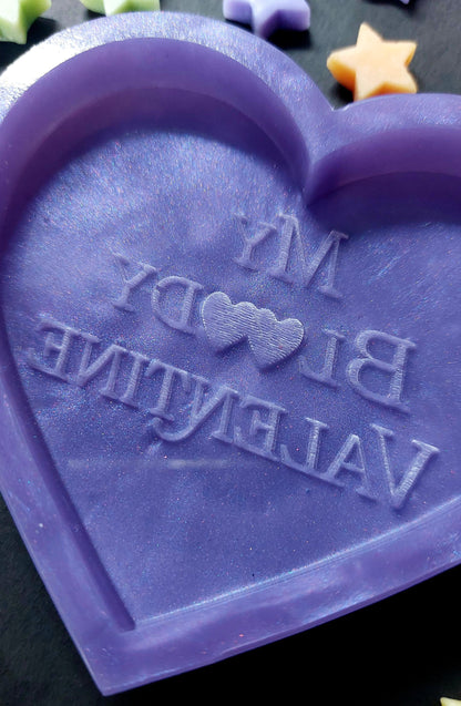 My Bloody Valentine Heart Silicone Mould for wax, resin and more