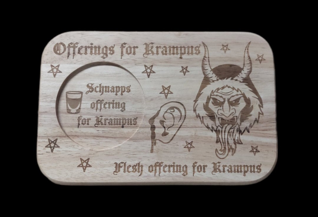 Krampus Offerings Board for Christmas
