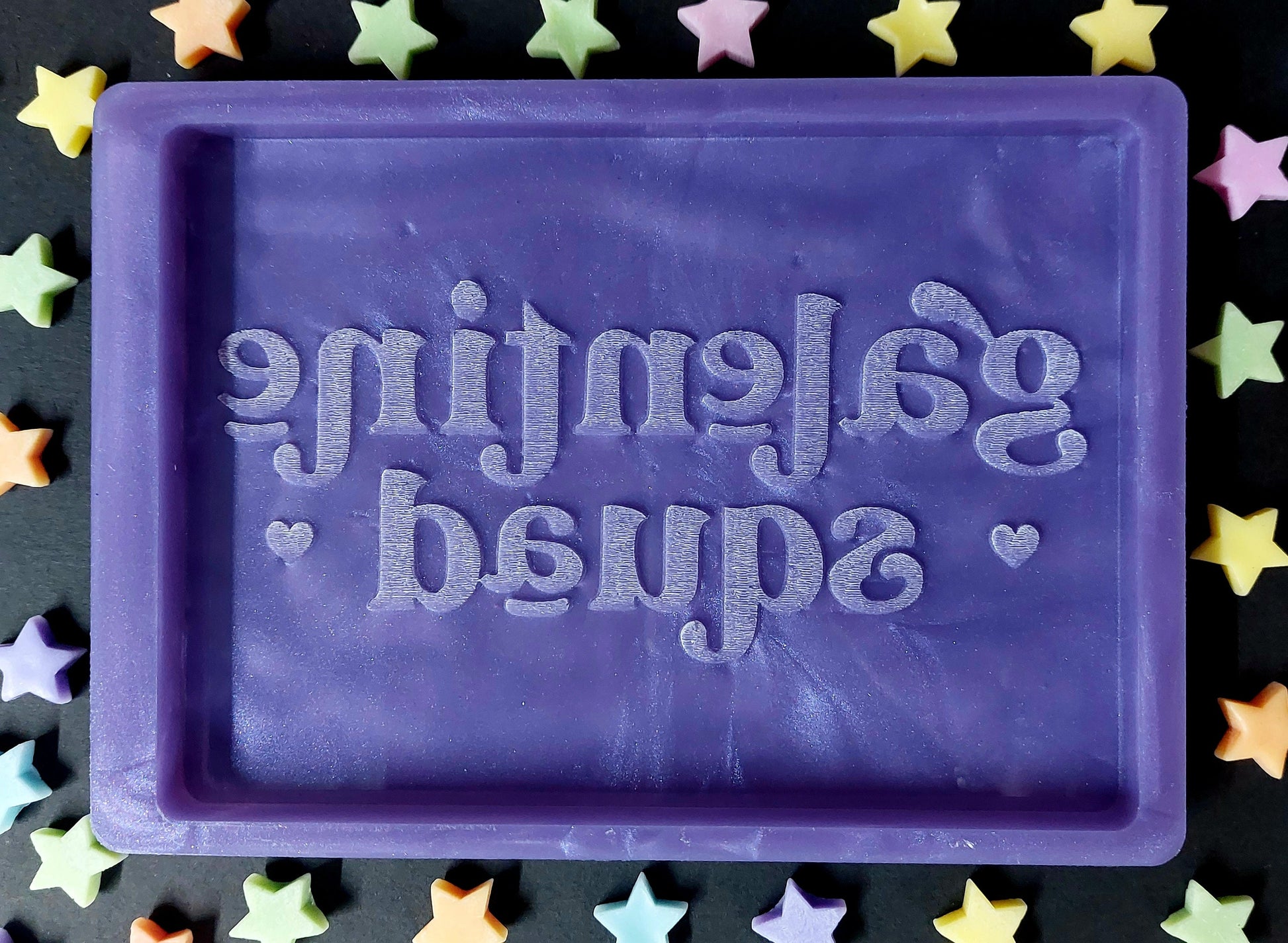Galentine Squad Silicone Mould for wax resin soap etc (small slab)