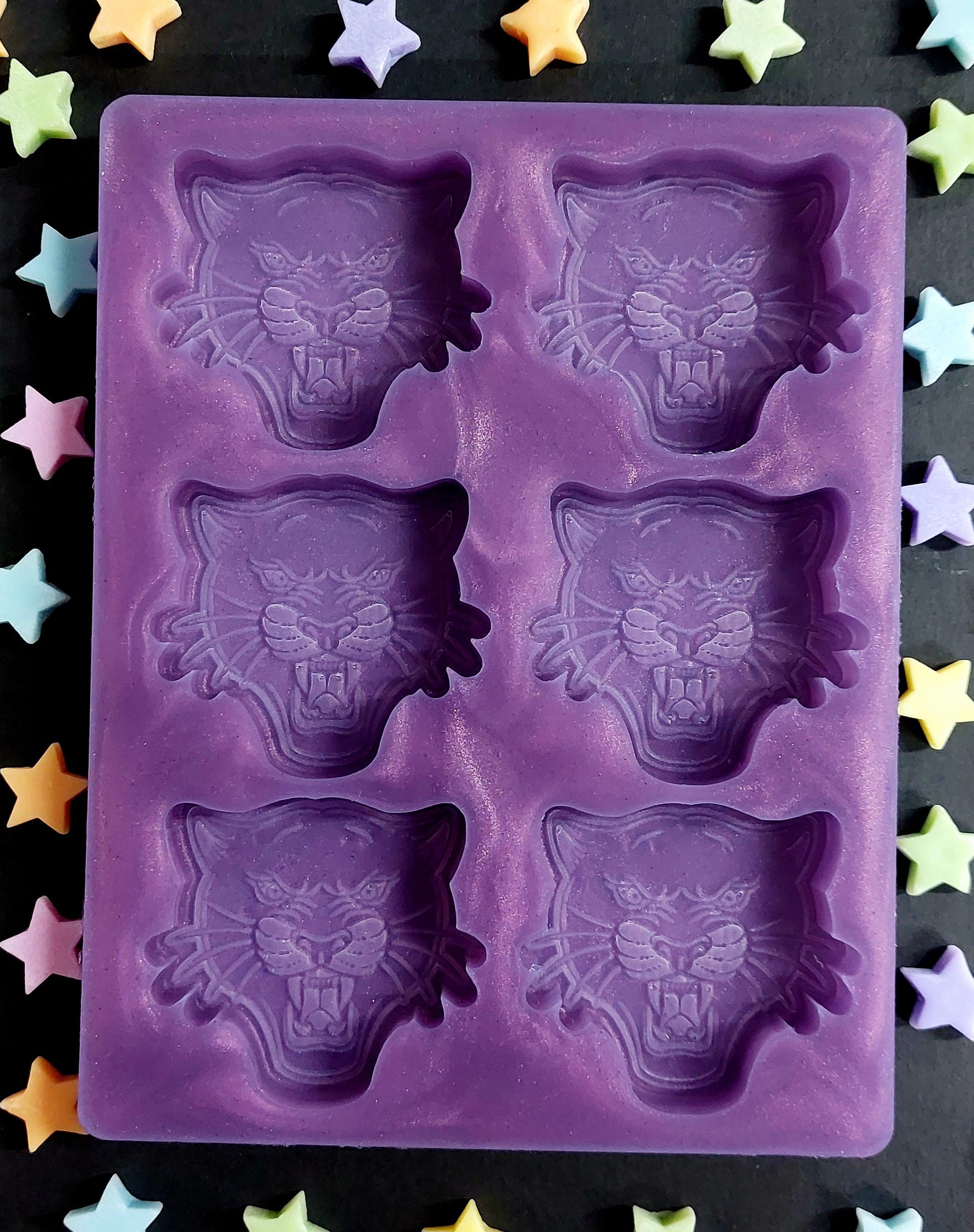 Panther 6 Cell Silicone Mould for wax, resin and more